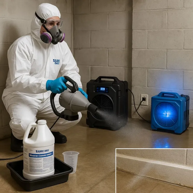 Sanitization and Odor Removal process in Maple Heights, OH