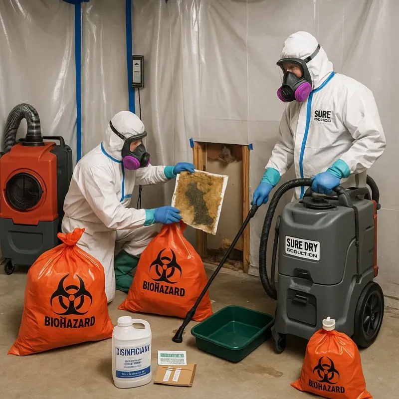 Contaminated Water Handling Protocols process in Maple Heights, OH
