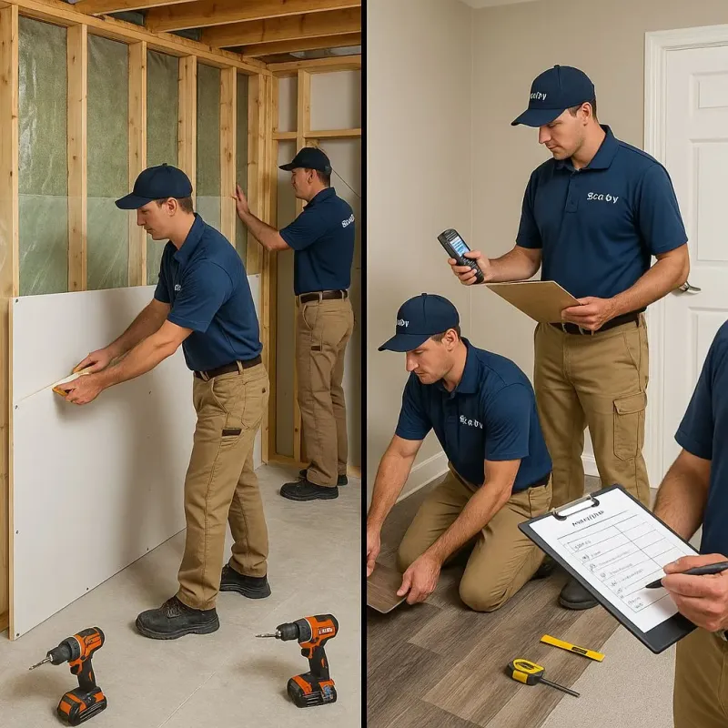 Repairs and Reconstruction process in Maple Heights, OH